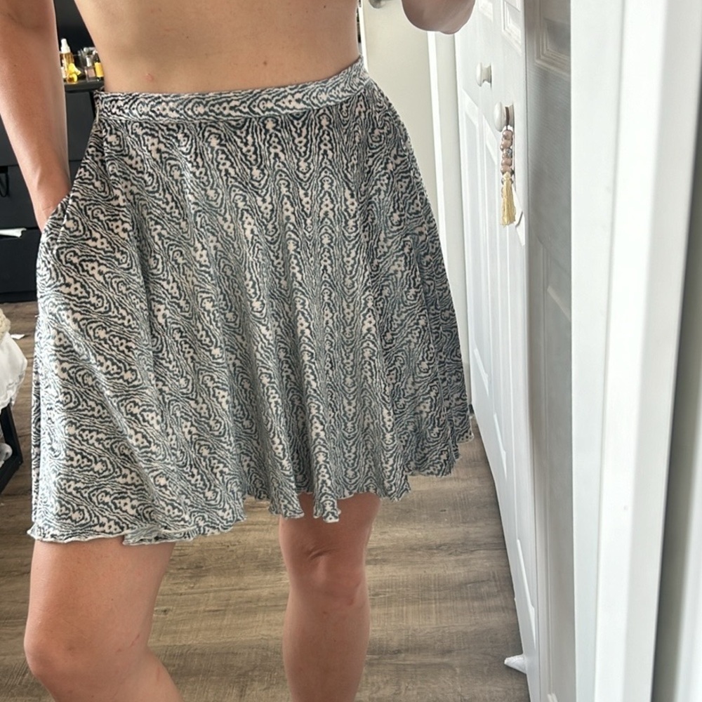 Opening Ceremony Velvet Circle Mini Skirt 4